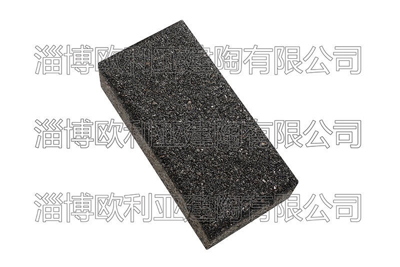 陶瓷透水砖黑色200x100x55